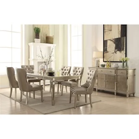 Glam Formal Dining Room Group